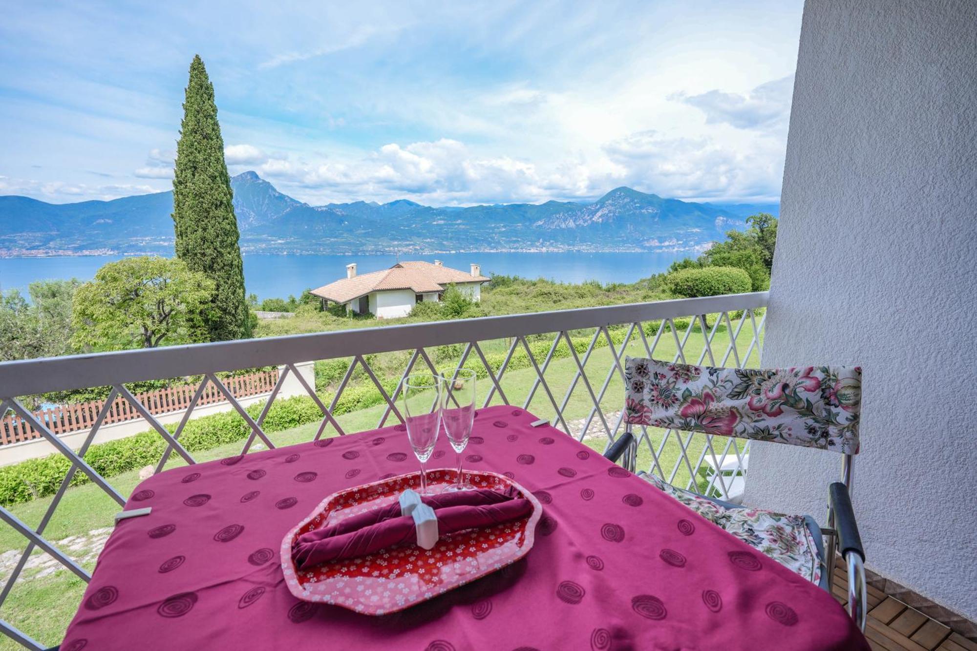 Garda Panoramic House Apartment Albisano Exterior photo